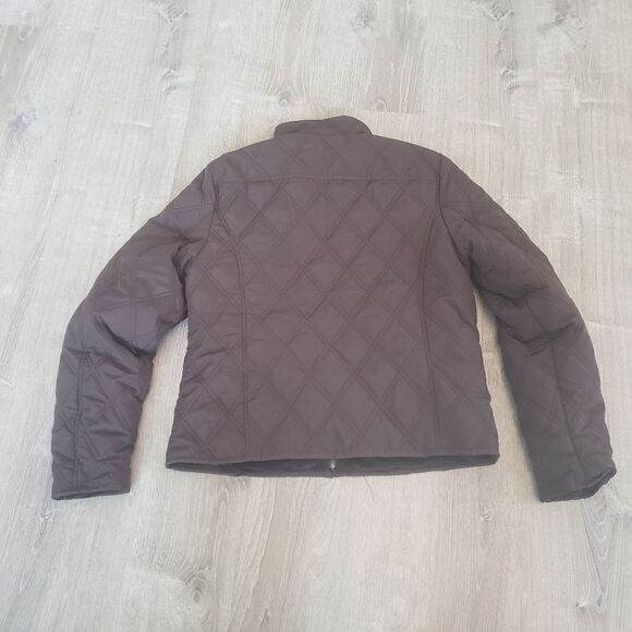 Weatherproof Garment Company Women's Reversible Brown Size M Quilted Jacket Coat - Picture 6 of 8